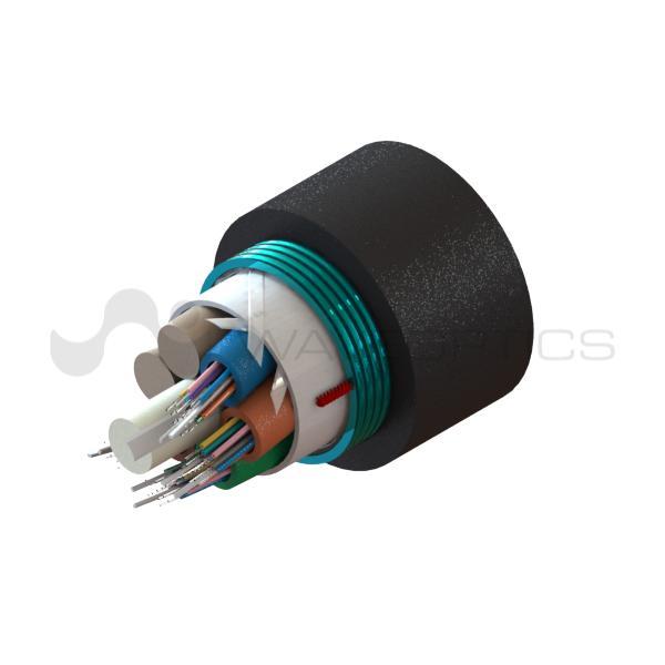 cable de fibra optica armado cubierta sencilla