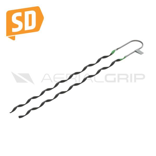 Preformado para Cable ADSS 9.8-10.8 mm 6 Preformado para Cable ADSS 9.8-10.8 mm con Neopreno - Image 1