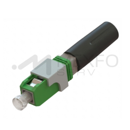 Conector prepulido de fibra óptica